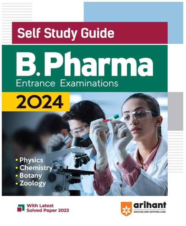 Self Study Guide B. Pharma Entrance Exam 2024 English